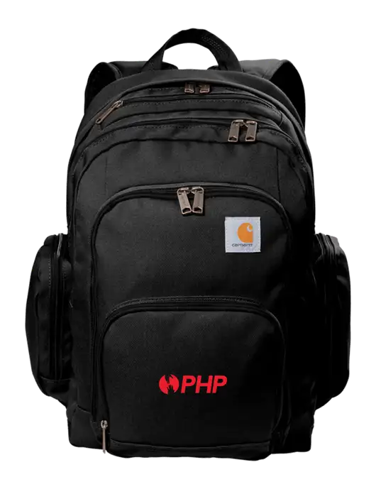 Carhartt Black Foundry Series Pro Backpack w/PHP Agency Logo