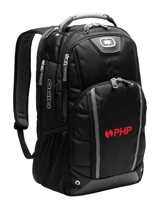 OGIO Black Bolt Pack w/PHP Agency Logo