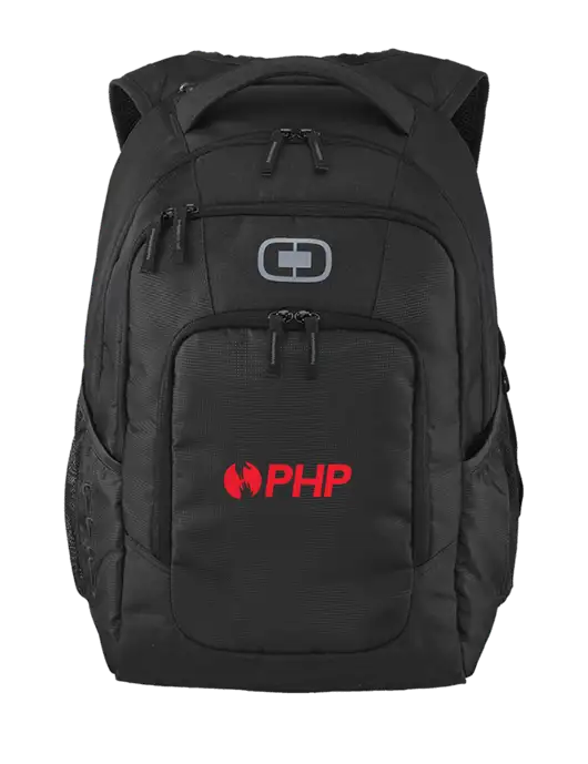 OGIO Black Logan Laptop Backpack
 w/PHP Agency Logo