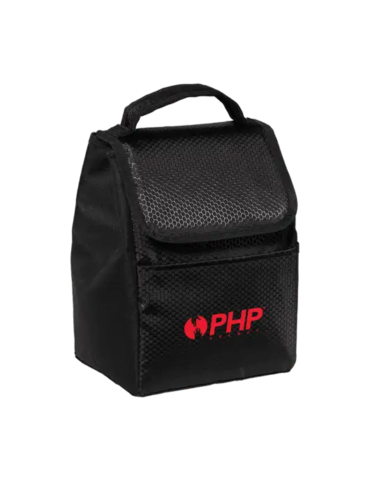 Lunch Bag Black Cooler w/PHP Agency Logo