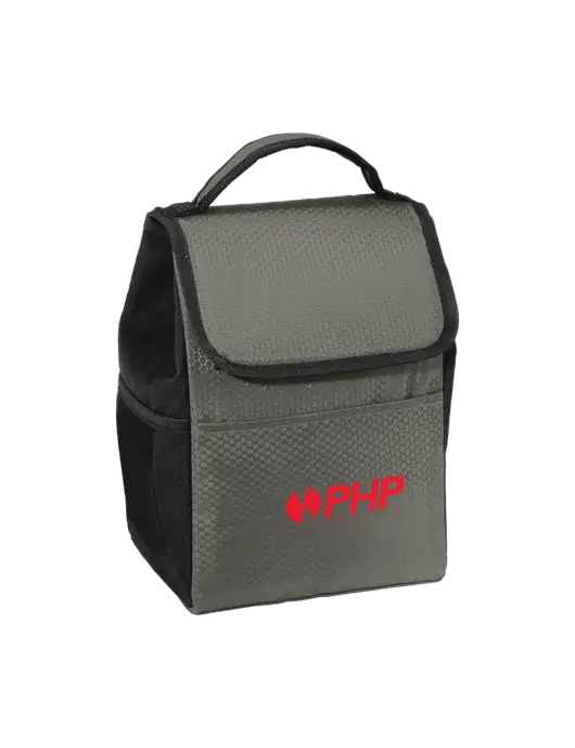 Lunch Bag Grey/Black Cooler w/PHP Agency Logo