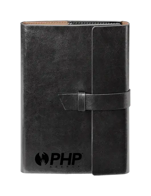 Fabrizio Black 6.875 x 9.56 Portfolio w/PHP Agency Logo