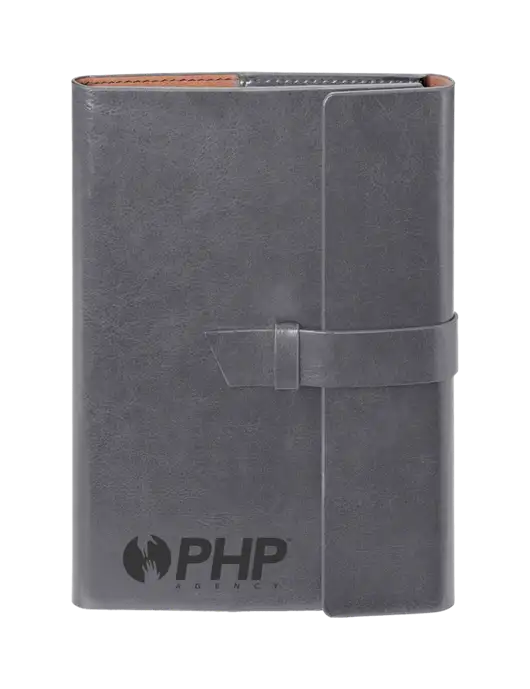 Fabrizio Grey 6.875 x 9.56 Portfolio w/PHP Agency Logo