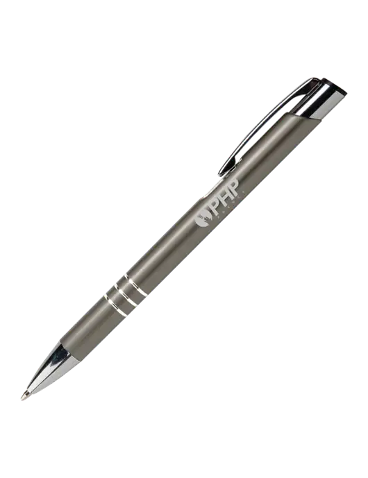 Laurent Gunmetal Pen - Black Ink w/PHP Agency Logo