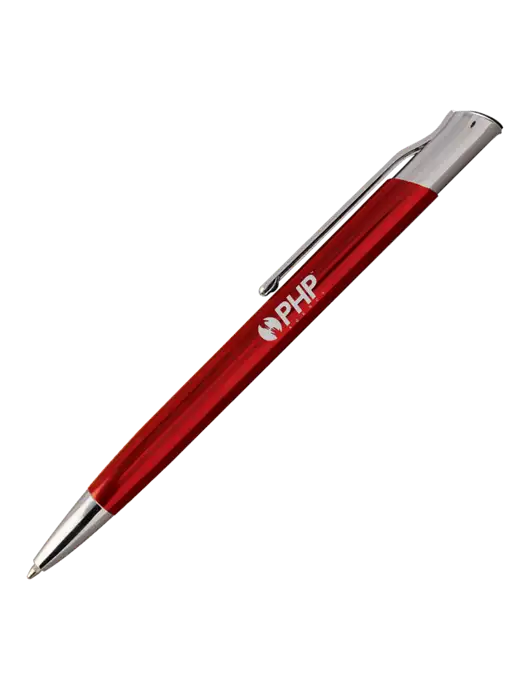 San Malo Red Pen - Black Ink w/PHP Agency Logo