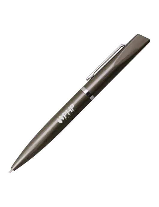 Santos Gunmetal Pen - Black Ink w/PHP Agency Logo