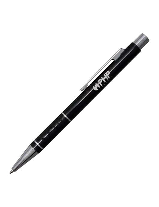 St George Black Pen - Blue Ink w/PHP Agency Logo