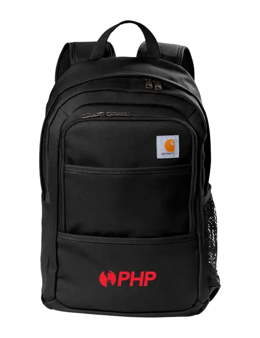 Carhartt Black Foundry Series Backpack w/PHP Agency Logo