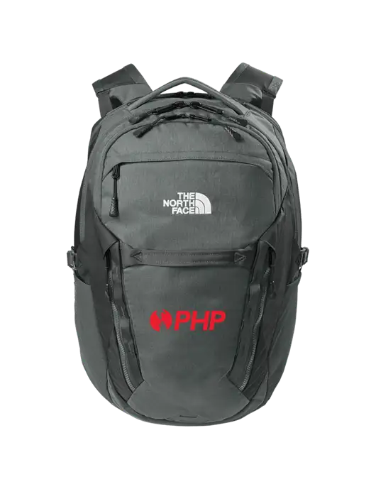 The North Face 31L Royal Arch Dark Medium Grey Backpack w/PHP Agency Logo
