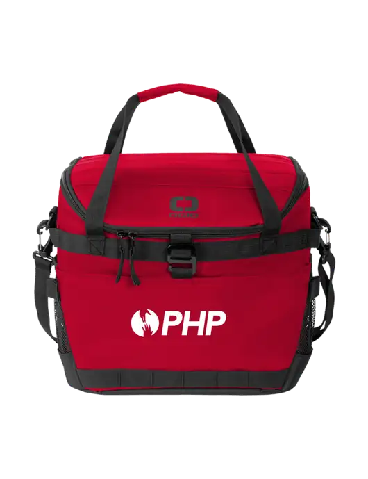 OGIO Red Sprint 24-Pack Cooler w/PHP Agency Logo
