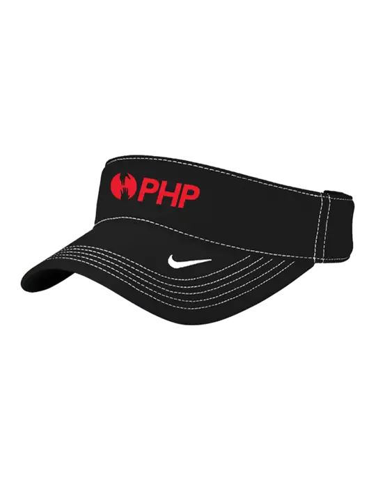 Nike Black Dri-FIT Ace Visor w/PHP Agency Logo