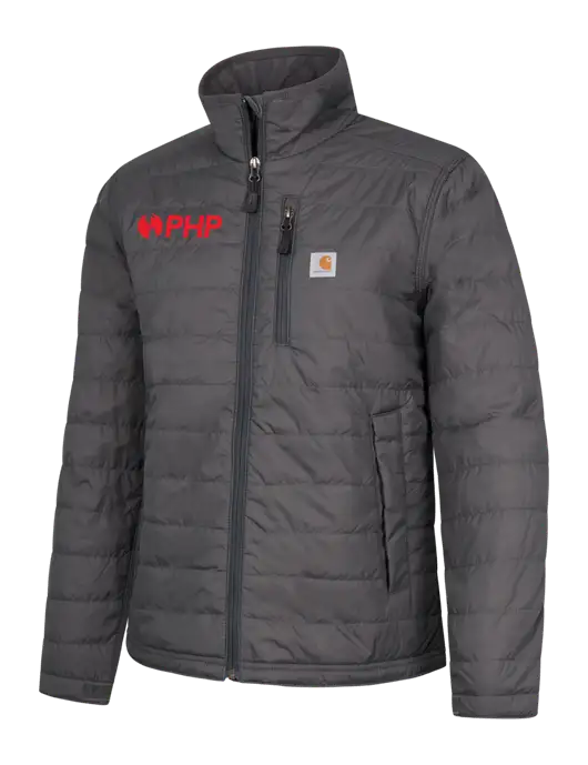 Carhartt Womens Dark Grey Gilliam Jacket w/PHP Agency Logo