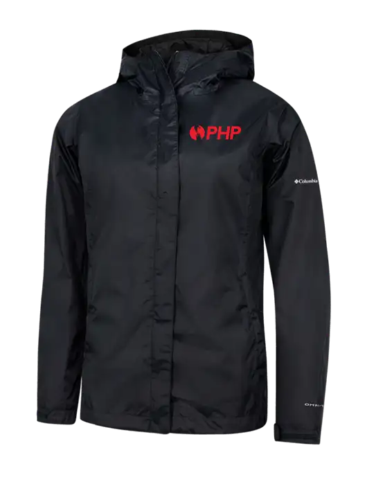 Columbia Black Womens Arcadia II Jacket w/PHP Agency Logo