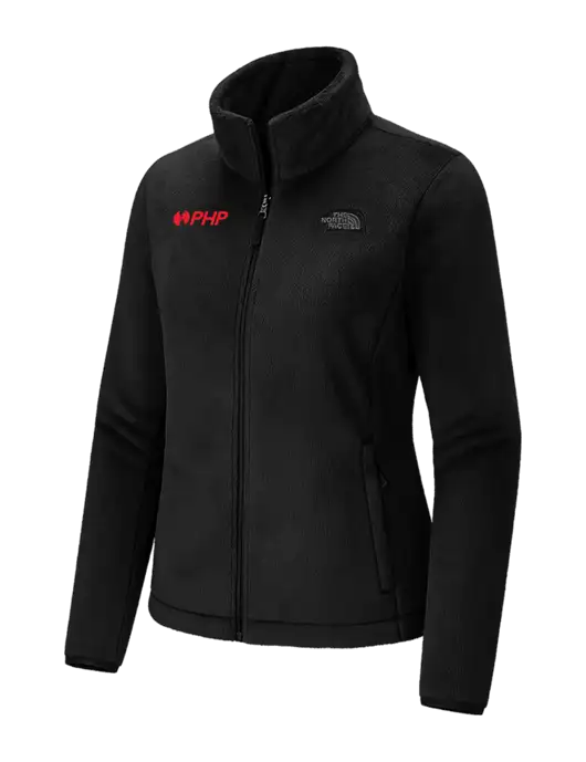 The North Face Womens Black Osito Fleece Jacket
 w/PHP Agency Logo