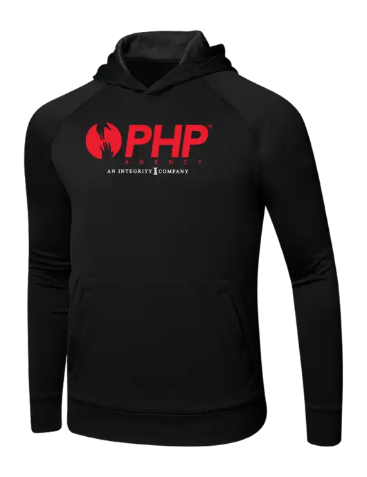 Tech Black Fleece Hooded Sweatshirt w/PHP Integrity Logo